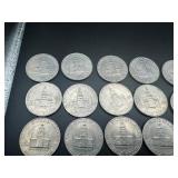 Twenty Bicentennial Kennedy Half Dollars