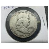 1952-D  Franklin Silver Half Dollar