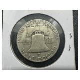 1952-D  Franklin Silver Half Dollar