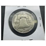 1952-D  Franklin Silver Half Dollar