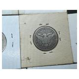 Fourteen Mixed Date and Mint Silver Barber Quarters