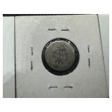 Three Seated Liberty Dimes: 1843, 1875, and 1891