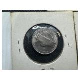 Nine Jefferson Nickels- 5 Marked "BU" When Purchased - 1946-S, 1953-S, 1954, 1958,  and 1961, and 4 1939 Jefferson Nickels.