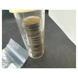 42 Jefferson Nickels 1939-1945 (includes 11 Silver War Nickels)