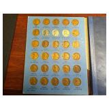 Lincoln Cent Whitman Book - Complete set from 1941 - 1973 plus 5 extra coins (88 Total Coins)