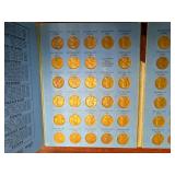 Lincoln Cent Whitman Book - Complete set from 1941 - 1973 plus 5 extra coins (88 Total Coins)