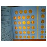 Lincoln Cent Whitman Book - Complete set from 1941 - 1973 plus 5 extra coins (88 Total Coins)