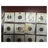 Twenty Eight Carded Earlier Date Lincoln Wheat Cents and two sets of BU 1943 PDS Steel Cents (34 Coins in all)