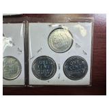 Fifteen Mostly Very High Grade1943 Steel Cents:  6  1943-Ps and three 3-coin 1943 PDS sets.
