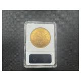 1893 Gold Liberty Head $20.00 Double Eagle Coin (0.9675 Oz. of Gold) - ANACS AU Details