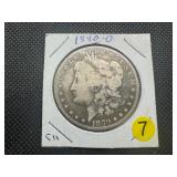 1880-O Morgan Silver Dollar