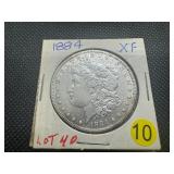 1884 Morgan Silver Dollar - Marked XF When Purchased