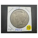 Better Date 1927-S Peace Silver Dollar