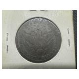 Better Date 1893 Silver Barber Half Dollar