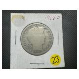 1906-D Barber Half Dollar