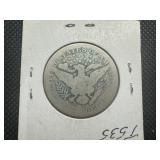 1906-D Barber Half Dollar