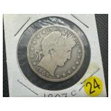1907-O Barber Half Dollar
