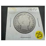 1908-O Barber Half Dollar