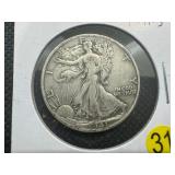 1941-S Walking Liberty Silver Half Dollar