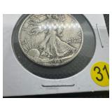 1941-S Walking Liberty Silver Half Dollar