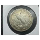 1942-D Walking Liberty Silver Half Dollar