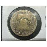 1950-D  Franklin Silver Half Dollar