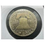 1950-D  Franklin Silver Half Dollar