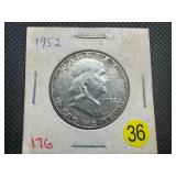 1952 Franklin Silver Half Dollar