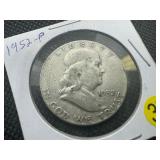 1952 Franklin Silver Half Dollar