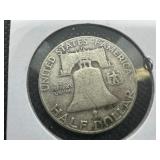 1952-D  Franklin Silver Half Dollar