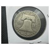 1952-D  Franklin Silver Half Dollar