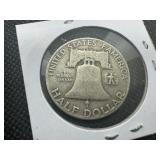 1952-D  Franklin Silver Half Dollar