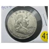 1953-D  Franklin Silver Half Dollar