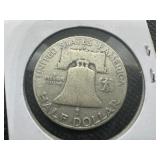 1953-D  Franklin Silver Half Dollar