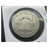 1953-D  Franklin Silver Half Dollar