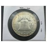 1960-D  Franklin Silver Half Dollar