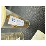 127 Foreign Coins: 1960 (Mex.) Twenty Centavos ; 1896 Indian Rupee; 48 Mex. 5 Centavos; 40 Canadian Nickels; 37  Canadian Cents