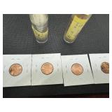 Fifty Brilliant Uncirculated 1973-S Lincon Cents, Two 2019 BU Lincoln Cents Two 2019-D BU Lincoln Cents and 32 Steel Lincoln Cents