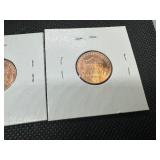 Fifty Brilliant Uncirculated 1973-S Lincon Cents, Two 2019 BU Lincoln Cents Two 2019-D BU Lincoln Cents and 32 Steel Lincoln Cents
