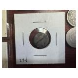 1869 Seated Liberty Dime, 1872 Shield Nickel; Damaged Barber Dime, No Date 2 Cent Coin, No Date Flying Eagle Cent, 8 Ancient Coins in holders 6 Shield Nickels - 19 Coins