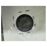 1869 Seated Liberty Dime, 1872 Shield Nickel; Damaged Barber Dime, No Date 2 Cent Coin, No Date Flying Eagle Cent, 8 Ancient Coins in holders 6 Shield Nickels - 19 Coins