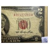 1953 Red Seal $2.00 Bill