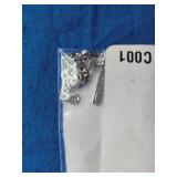 Rhodium Over 10K White Gold 1/4 ct tw Lab-Grown Diamond Cross Pendant Necklace