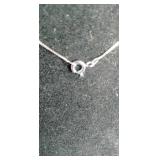 Rhodium Over 10K White Gold 1/4 ct tw Lab-Grown Diamond Cross Pendant Necklace