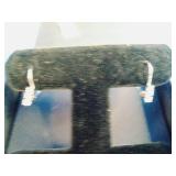 Rhodium Over 10K White Gold 1/4 ct tw Lab-Grown Diamond Drop Earrings