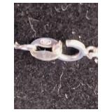 Sterling Silver Heart Neckless with Amethyst Stone