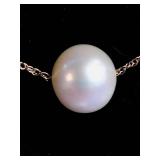 Michiko 10K Yellow Gold Pearl Necklace