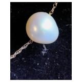 Michiko 10K Yellow Gold Pearl Necklace