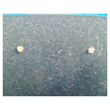 10K Yellow Gold 1/4 ct tw Round Diamond Solitaire Stud Earrings