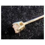 10K Yellow Gold 1/4 ct tw Round Diamond Solitaire Stud Earrings